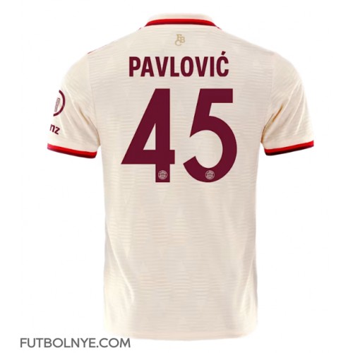 Camiseta Bayern Munich Aleksandar Pavlovic #45 Tercera Equipación 2024-25 manga corta